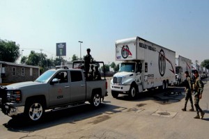 Al menos 10 camiones distribuir�n el total de 700 toneladas de materiales en todo el pa�s