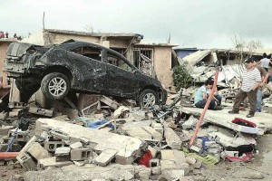 Se contabilizaron alrededor de 80 viviendas colapsadas de manera total y 750 con da�os, ya que el me