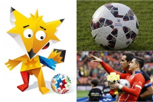 El zorro Zincha y el bal�n 'Cacha�a' le dar�n identidad propia al certamen de Chile 2015 