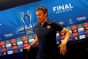 Luis Enrique compadece ante los medios de comunicaci�n 