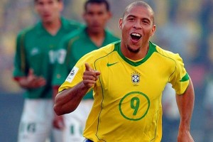 El ex jugador durante un partido con Brasil 