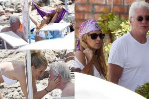 RELACIN. La pareja fue vista en un yate en las costas de Acitrezza, Italia, lo que dio inicio a una gran cant