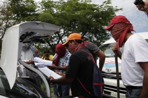 Roban boletas electorales en Tixtla 