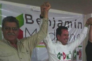 El candidato durante su evento del domingo en la noche