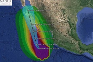 El hurac�n pas� de categor�a 3, a las 7:00 horas a categor�a 4 a las 10:00 de este s�bado