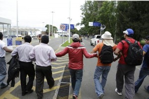 Los representantes del magisterio en Valle Central que encabezaron la toma omitieron alguna declarac