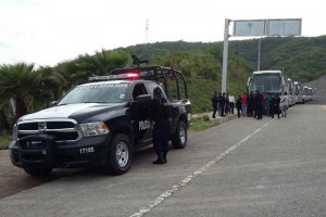 El comandante de la Polic�a Federal, Jos� Luis S�nchez, comandante 