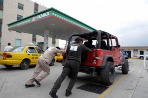 Hay calles vac�as y desabasto