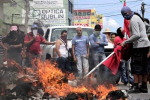 Un foco de violencia se ha desatado en algunos estados por grupos sociales que buscan boicotear los 