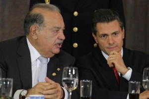 El presidente Pea Nieto departi con el empresario Carlos Slim